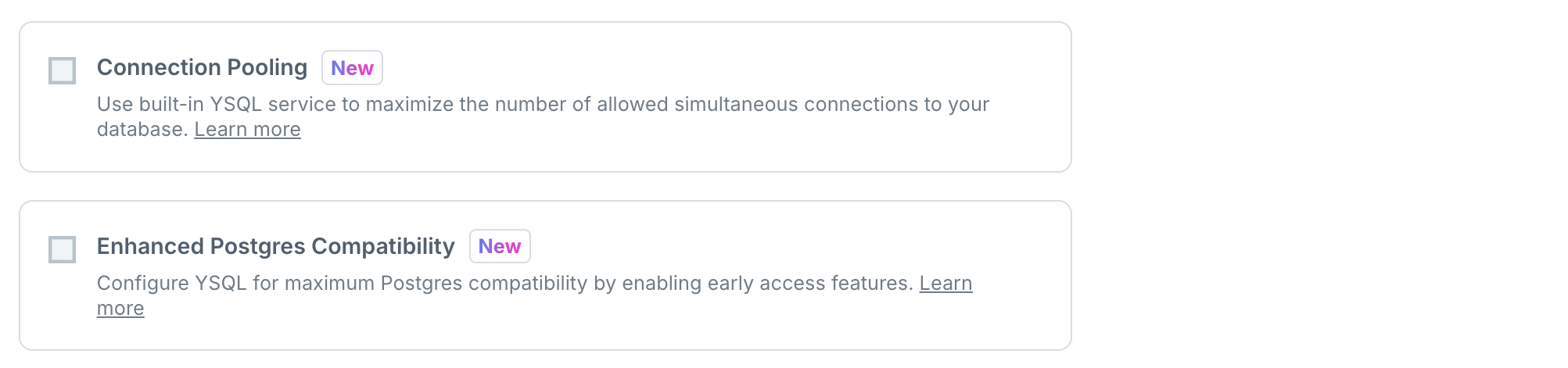 Add Cluster Wizard - Database
